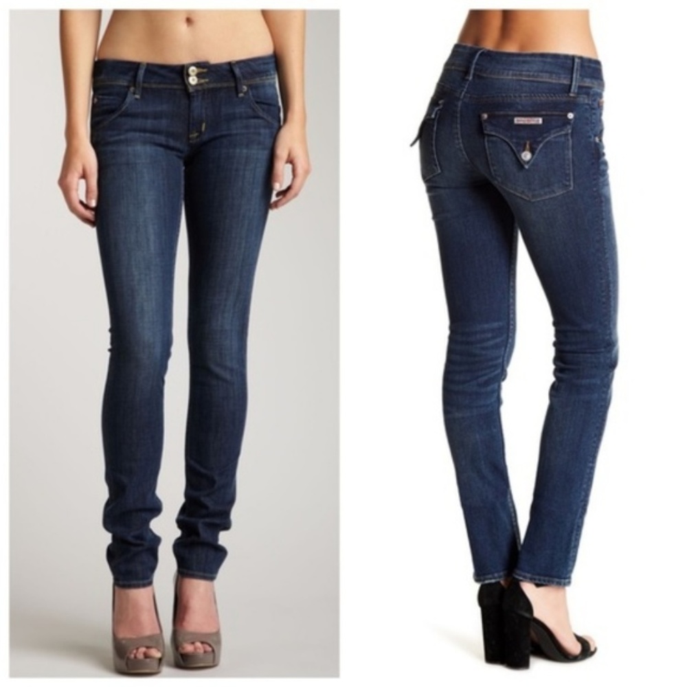 HUDSON -Collin Flap Skinny Jean-Med Wash - Size 25